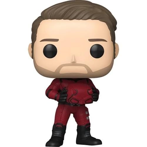 Funko Pop! Vinyl, Daredevil Unmasked Figure, Red and Black, Marvel, Entertainment Earth Exclusive, #1547, 4-inch, Matt Murdock