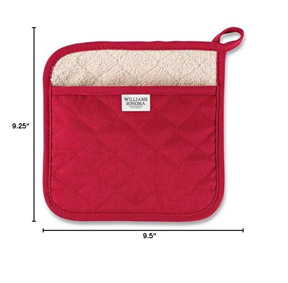 Williams-Sonoma Kitchen Potholder, Claret Red