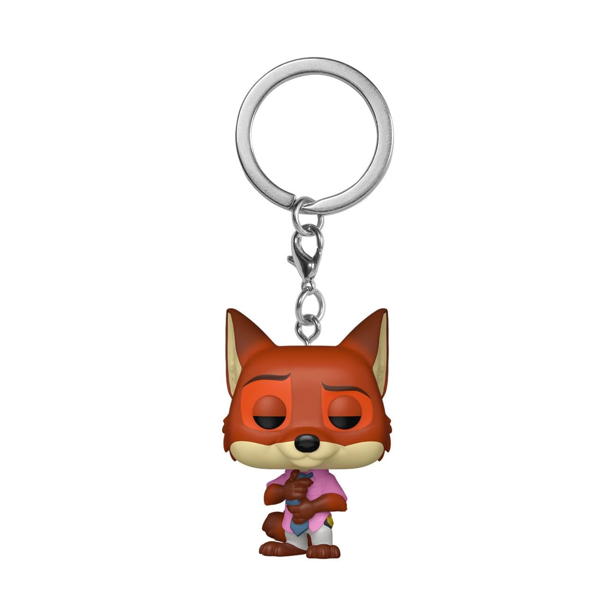 Funko Pop! Keychain: Zootopia 2 - Nick Wilde Novelty Keyring - Collectable Mini Figure - Stocking Filler - Gift Idea - Official Merchandise - Disney Fans - Backpack Decor