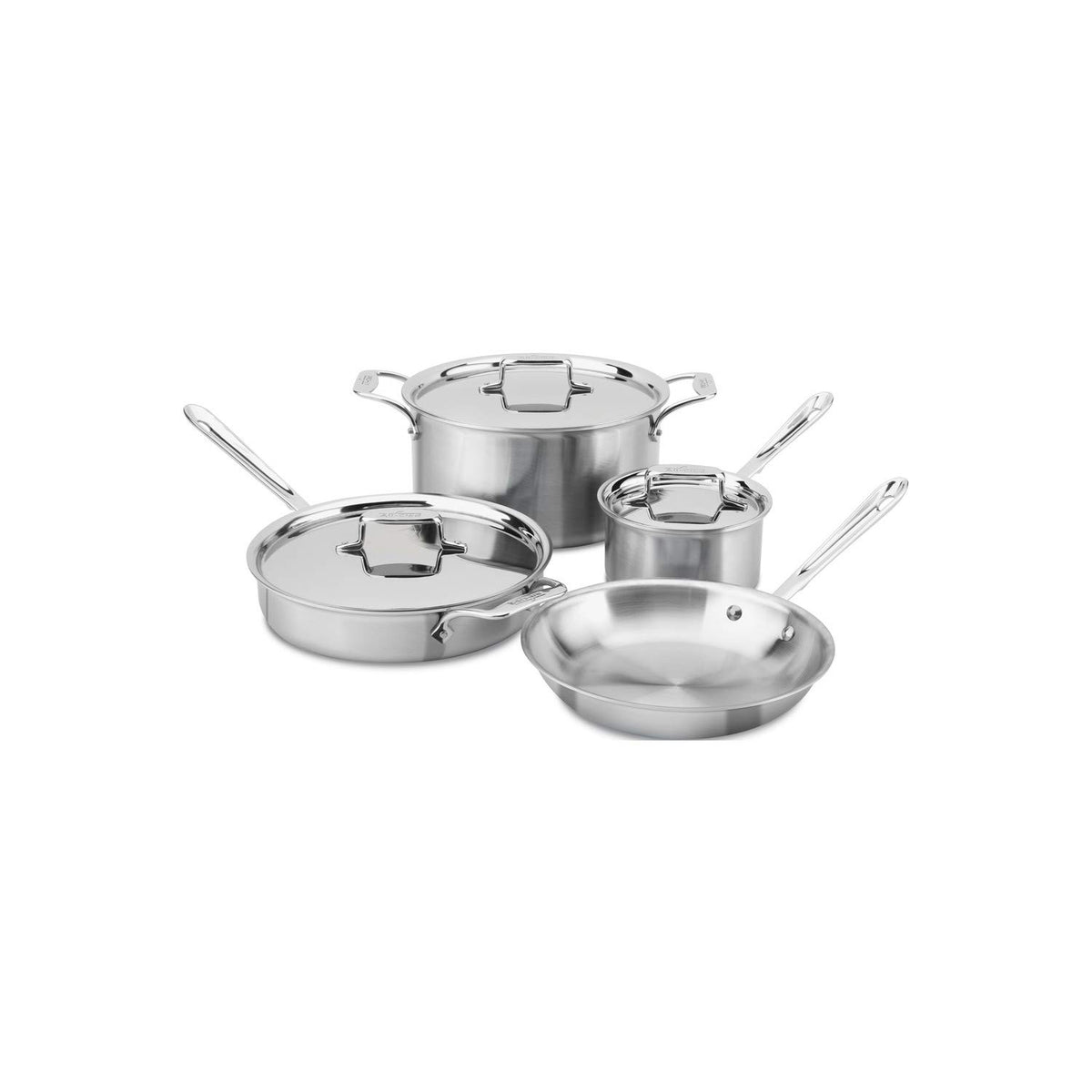 All-Clad BD005707-R 7-Piece, Silver