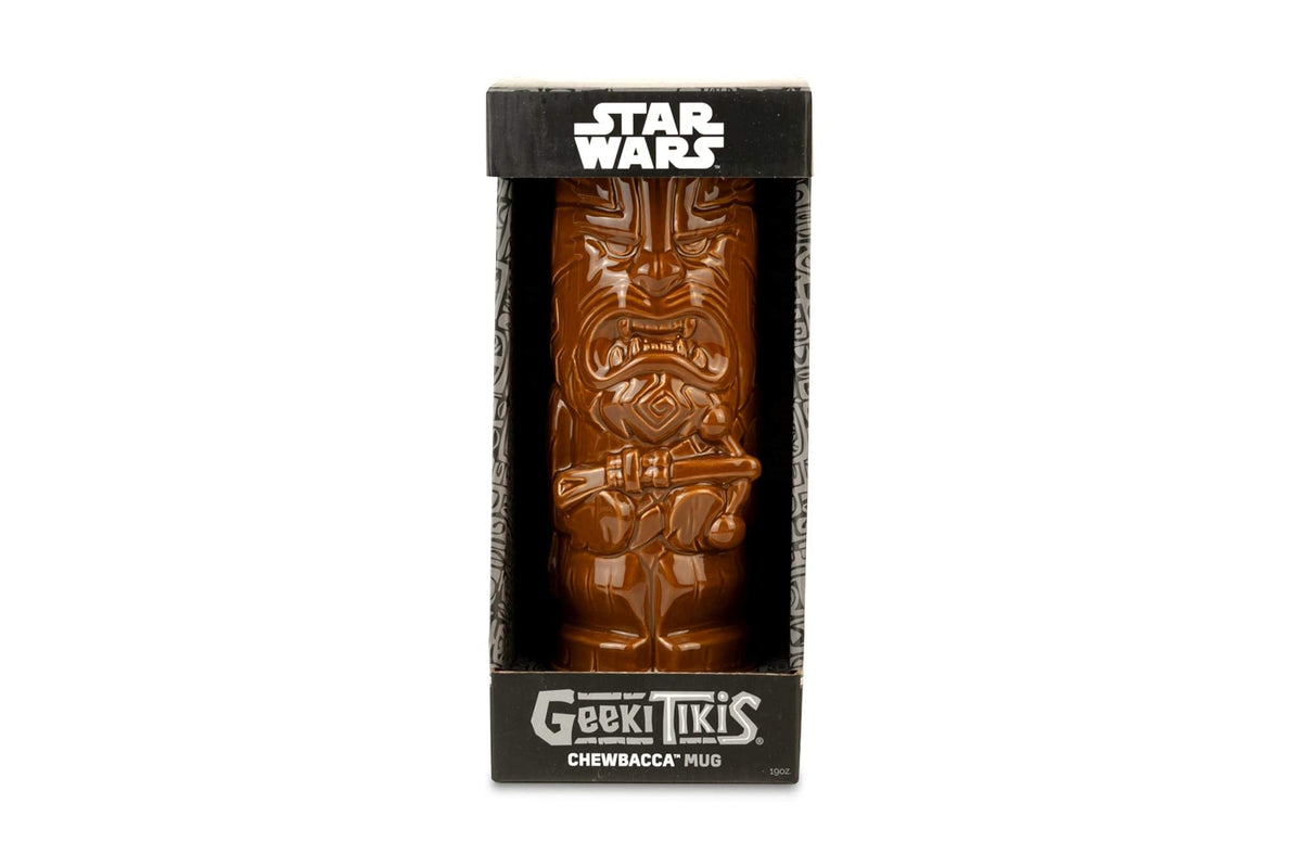 STAR WARS Geeki Tikis Chewbacca Mug | Official Collectible Tiki Style Ceramic Cup | Holds 21 Ounces