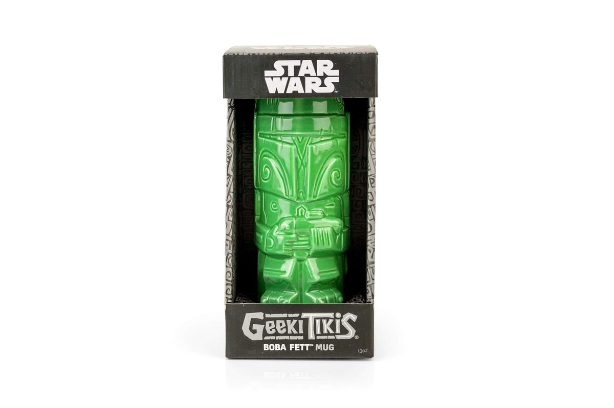 Geeki Tikis Star Wars Boba Fett Mug | Official Star Wars Collectible Tiki Style Ceramic Cup | Holds 13 Ounces