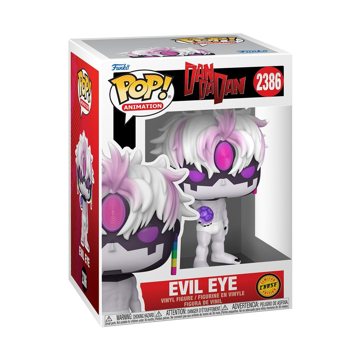 Funko Pop! Animation: DanDaDan - Jiji - 1/6 Odds for Rare Chase Variant Evil Eye - Collectable Vinyl Figure - Gift Idea - Official Merchandise - Toys for Kids & Adults - Anime Fans