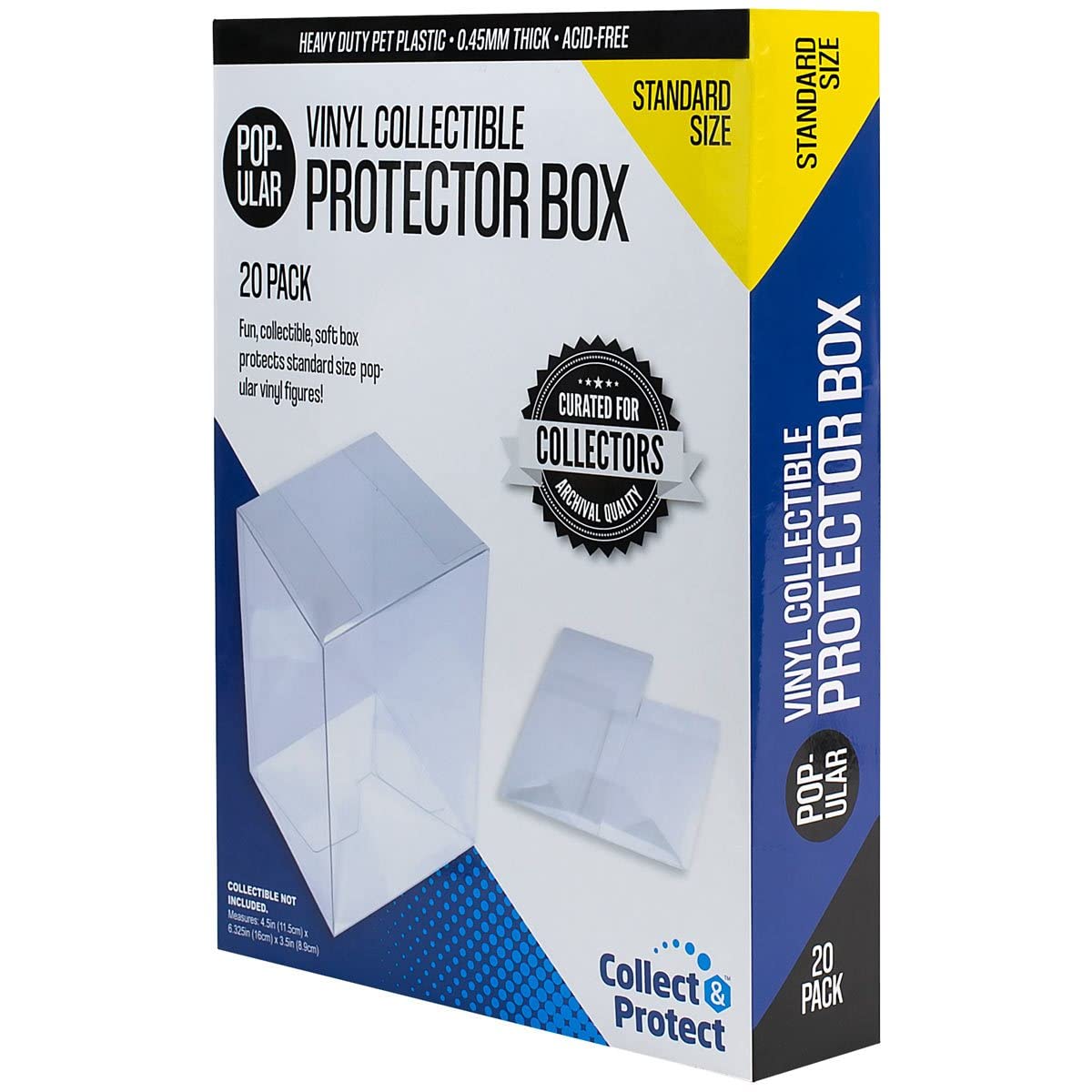 Entertainment Earth 3.75" Vinyl Collectible Collapsible Protector Box, 20-Pack