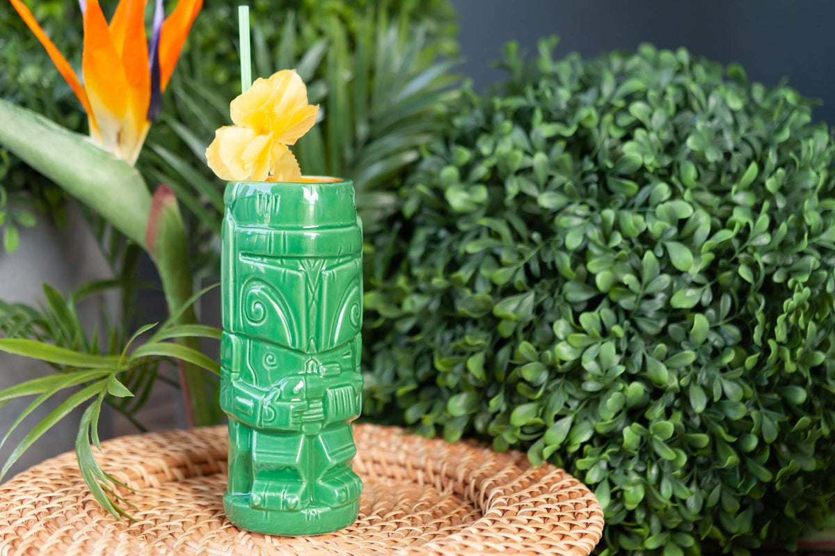 Geeki Tikis Star Wars Boba Fett Mug | Official Star Wars Collectible Tiki Style Ceramic Cup | Holds 13 Ounces