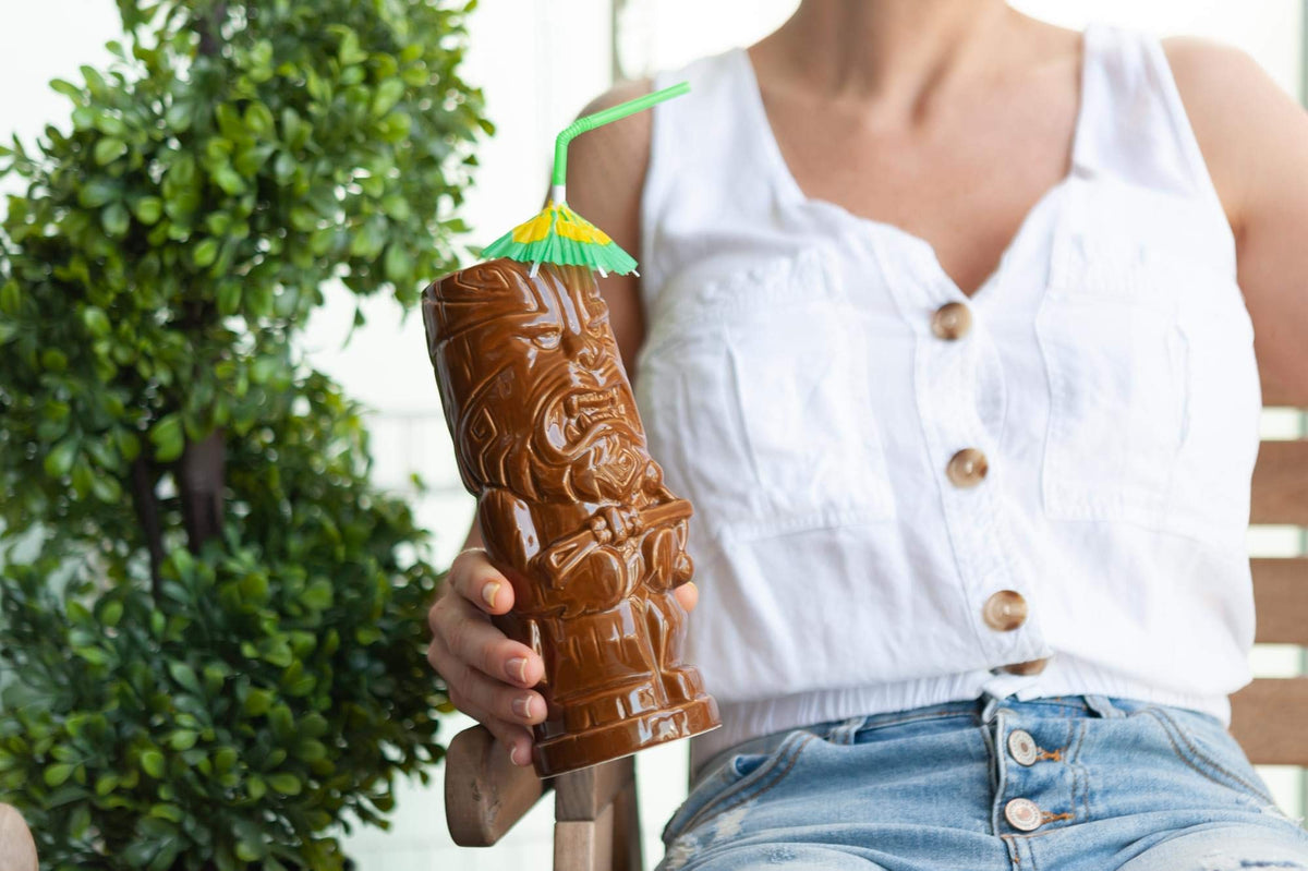 STAR WARS Geeki Tikis Chewbacca Mug | Official Collectible Tiki Style Ceramic Cup | Holds 21 Ounces