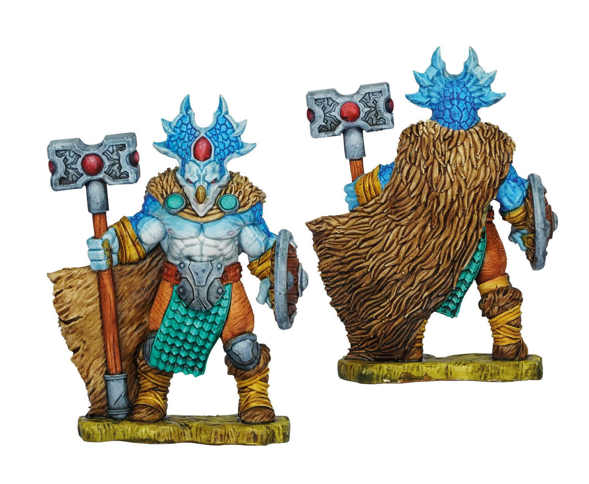 Vallejo Xpress Color Starter Set for Painting Figures, Includes Exclusive Figure, Synthetic Brush and Step-by-Step Guide, Ideal for Skin, Scales, Clothes and Metals