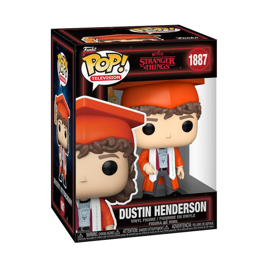 Funko Pop! TV: Stranger Things - Dustin Henderson - Collectable Vinyl Figure - Gift Idea - Official Merchandise - Toys for Kids & Adults - Fantasy Fans - Model Figure for Collectors and Display