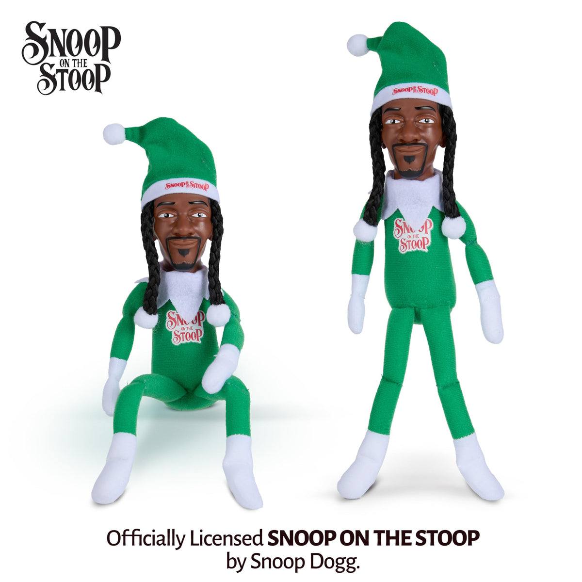 Snoop Dogg Snoop on The Stoop Christmas Elf, 12in Plush Collectible