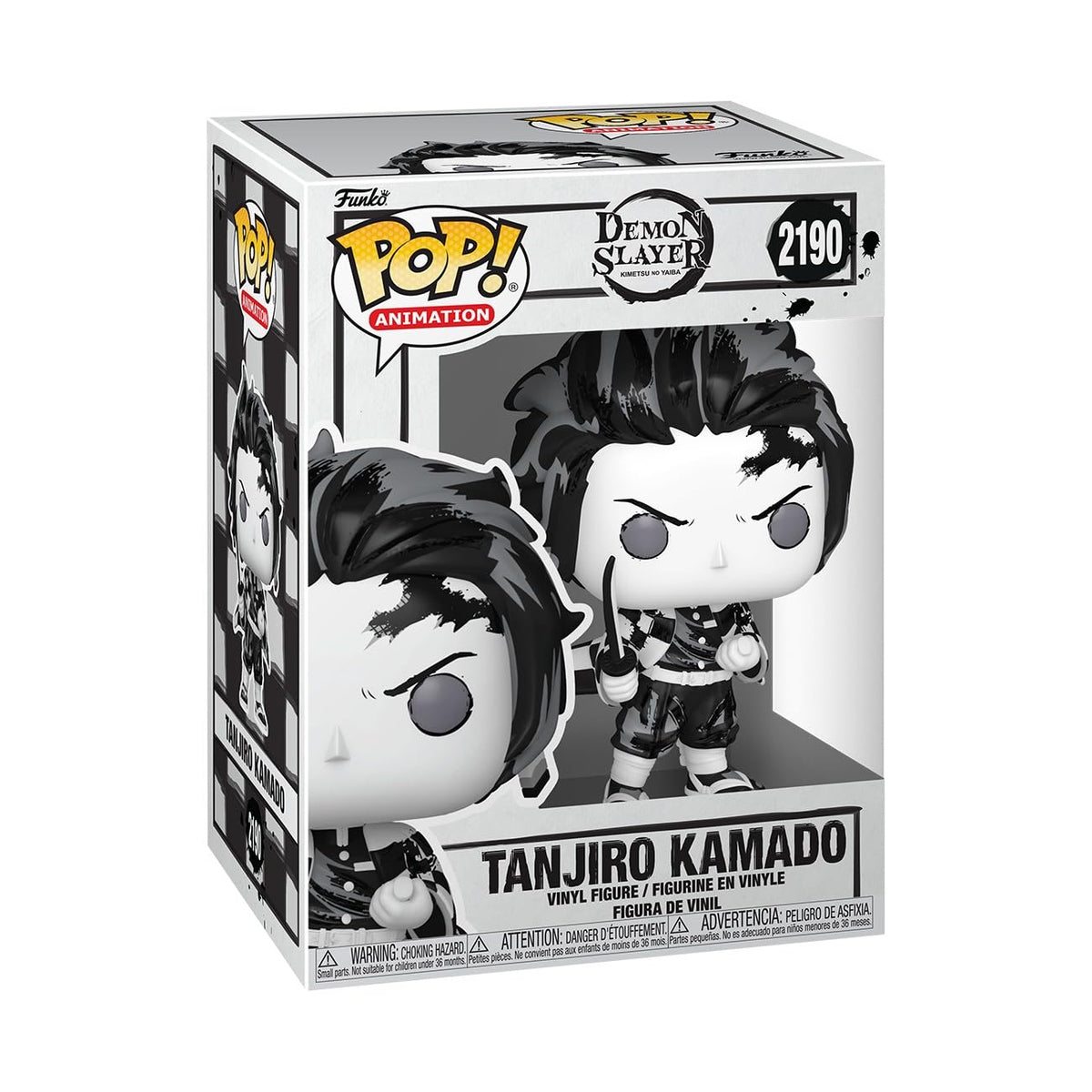 Funko Pop! Animation: Demon Slayer - Tanjiro - Sumi-Ink - Collectable Vinyl Figure - Gift Idea - Official Merchandise - Toys for Kids & Adults - Anime Fans - Model Figure for Collectors
