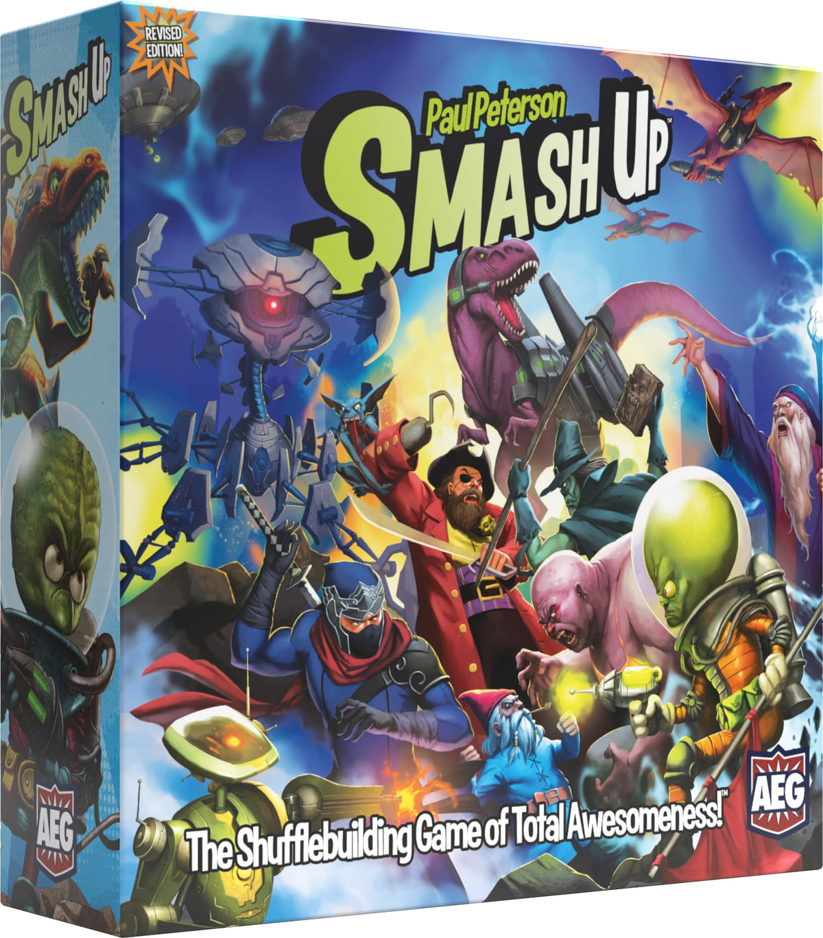 Smash Up, Shufflebuilding Card Game of Total Awesomeness, Sci-Fi & Fantasy