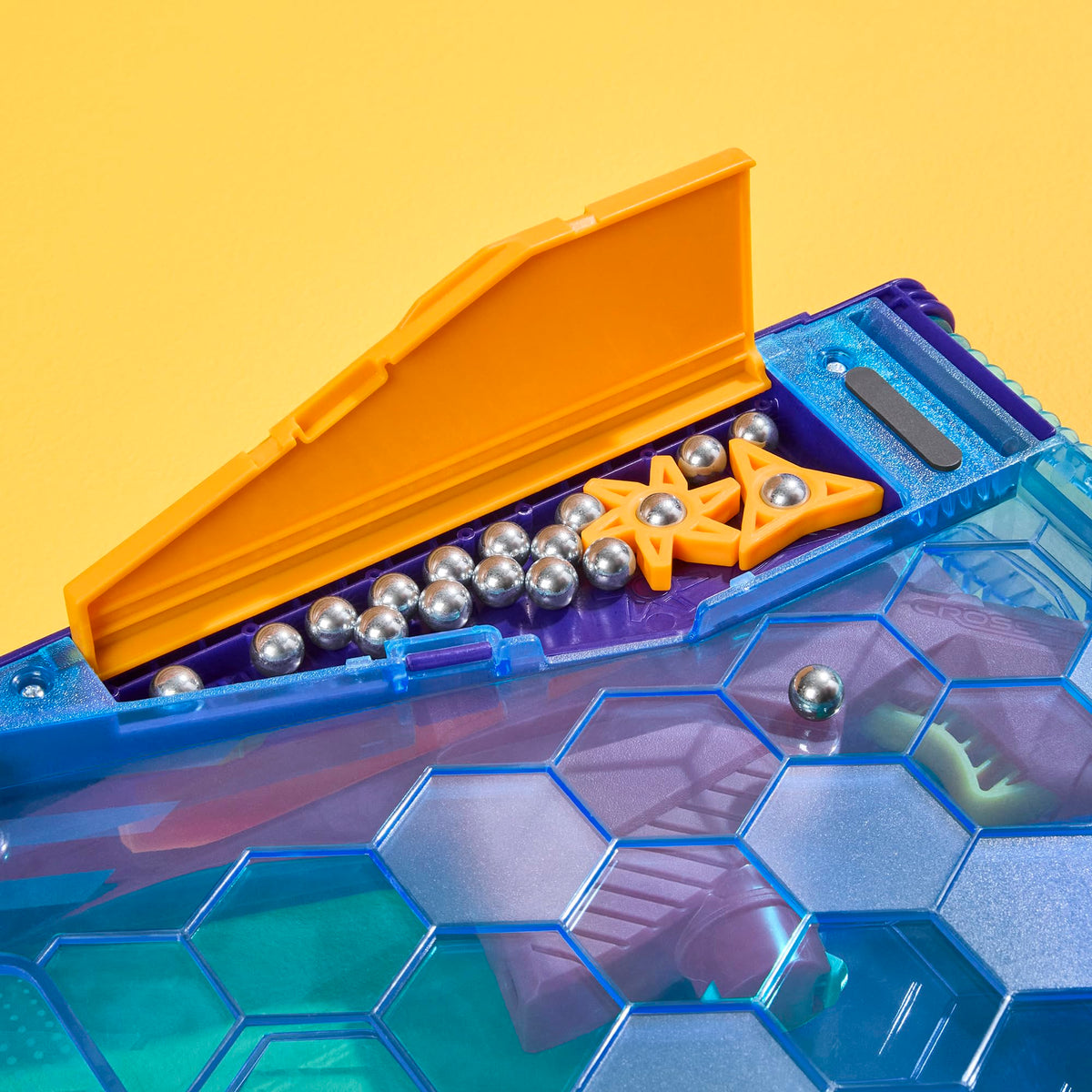 Hasbro Gaming Crossfire Game | Indoor Active Game for Kids and Teens | 2 Blasters, Marbles, Arena | Fun Family Board Games | 2 Players | 10 Mins. | Ages 7+