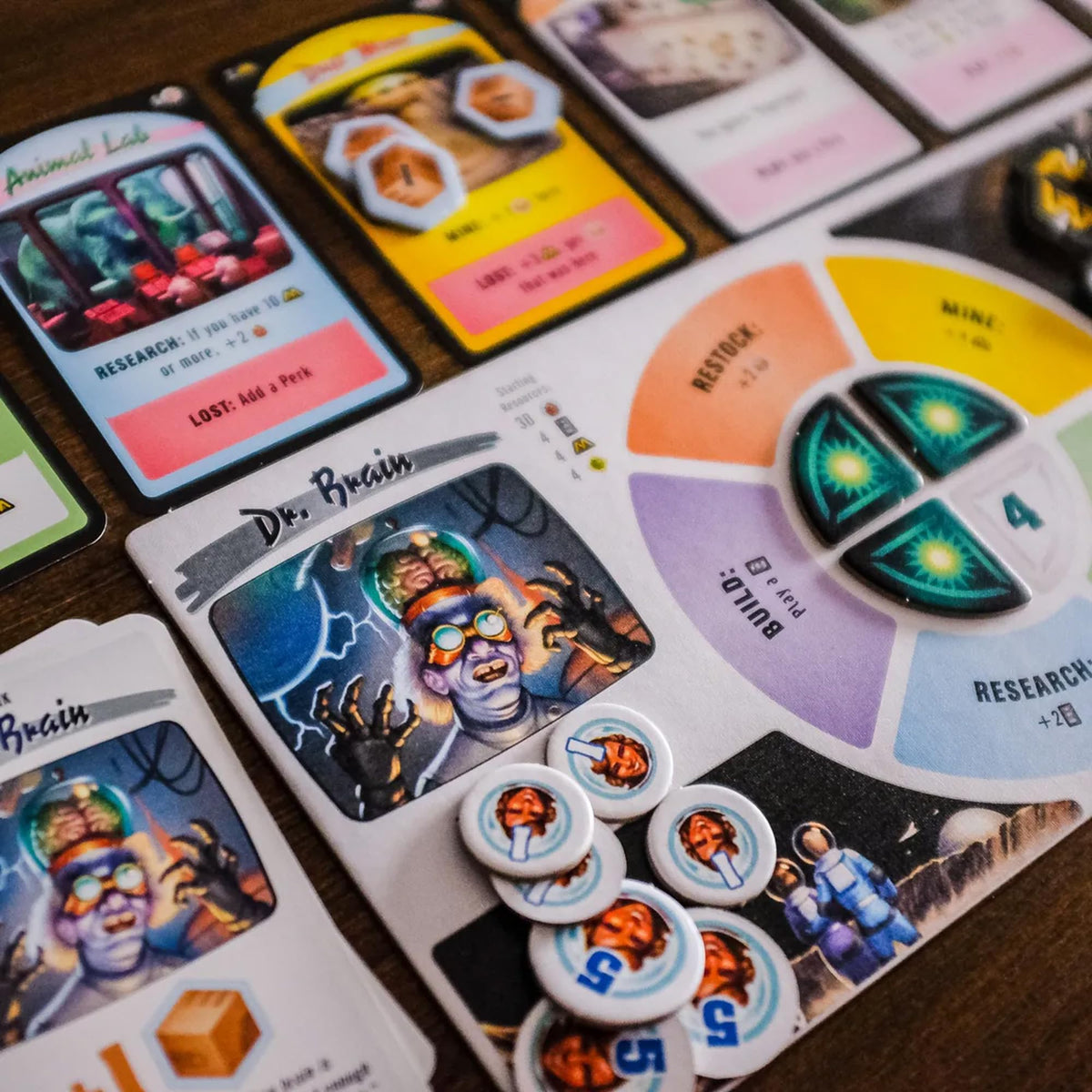 Rio Grande Games Moon Colony Bloodbath Strategy Card Game, 1-5 Players, Engine Building Board Game Ages 14+