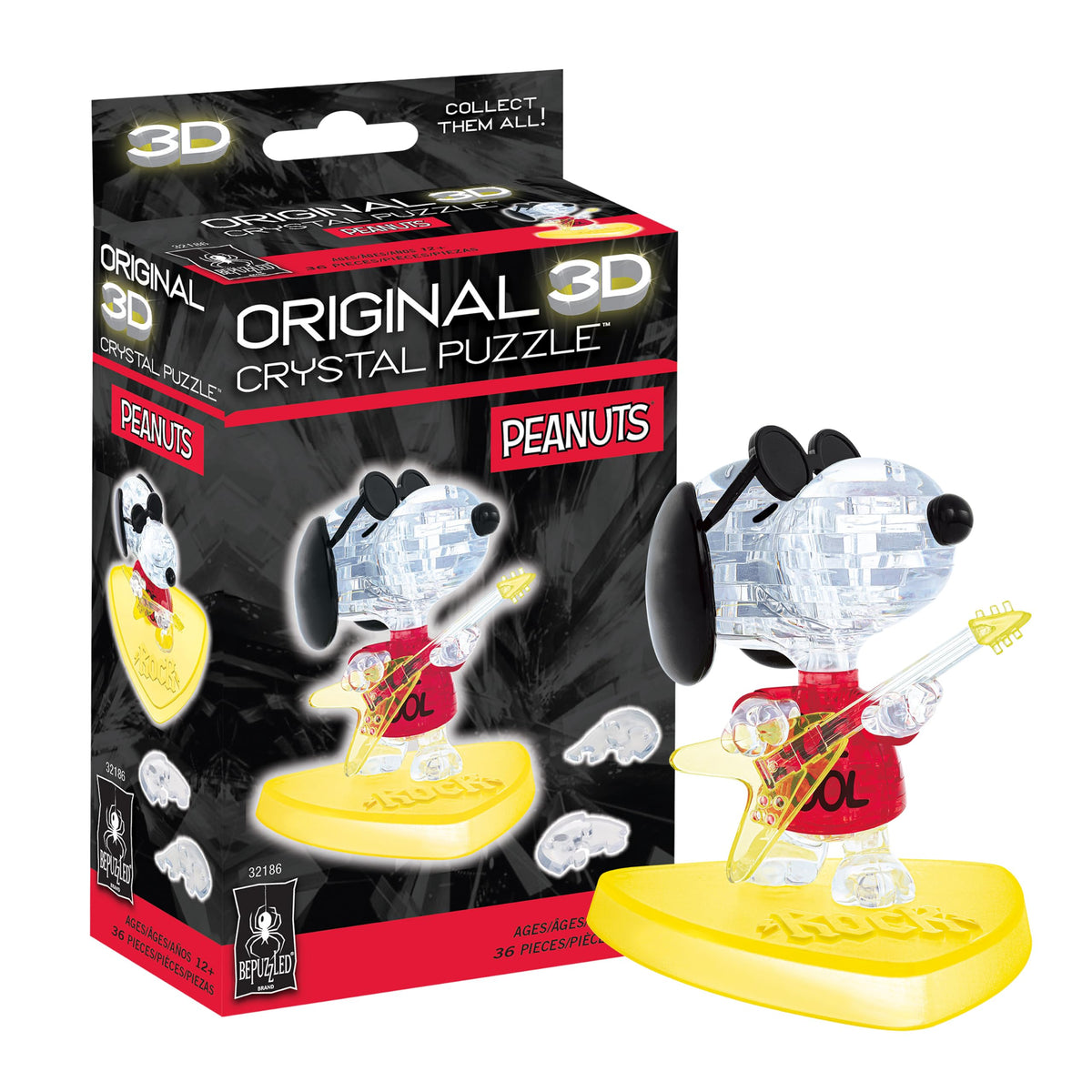 Peanuts Snoopy Joe Cool Crystal 3DPuzzle