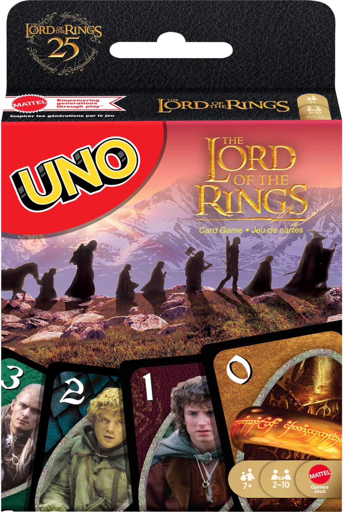 Mattel Games UNO The Lord of the Rings Card Game, Ages 7+